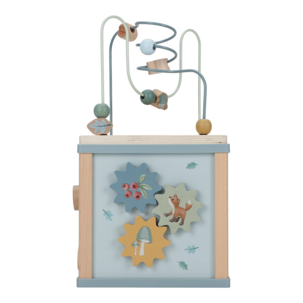 Wooden activity cube - Forest Friends FSC